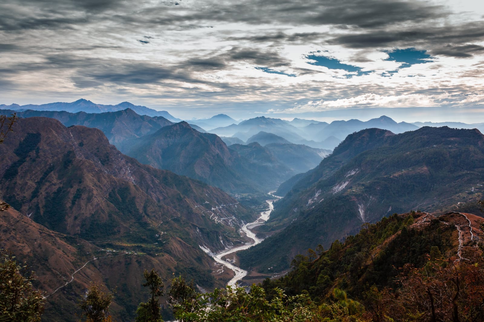 Saryu valley panorama from Shama Village